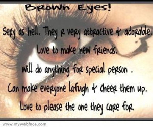Quotes On Girls Beautiful Eyes Quotes about brown eyes