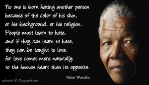 Nelson Mandela on Continuing On