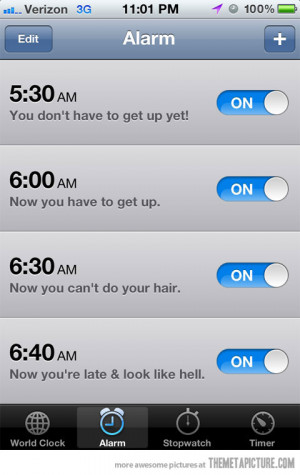 funny iPhone alarm clock app