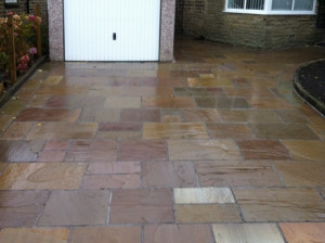 Indian stone is a very attractive flag to choose for your driveway as