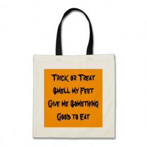 Trick or Treat Sayings Bag