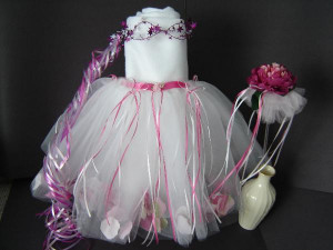 crowns included with tutus little girl tutu pink wp101 elastic