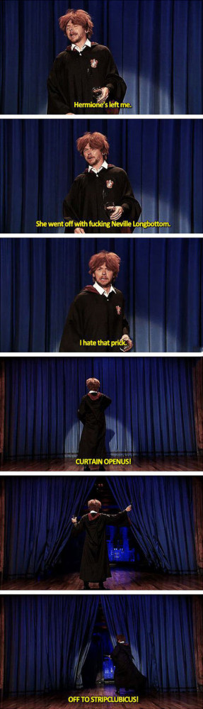 Simon Pegg as Ron Weasley…