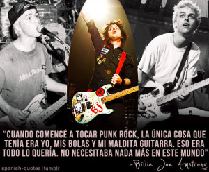 Frases y fotos de Billie Joe Armstrong 