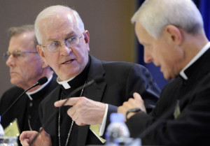 America's Catholic bishops came together Monday to project an image of ...