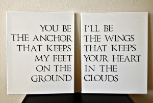 Anchor Quotes About Family 16x20inch quote on canvas