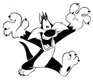 Sylvester The Cat Sylvester the cat 2 decal