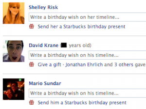 Now Facebook Hopes Starbucks Will Wake Up Its Birthday-Gifts Business