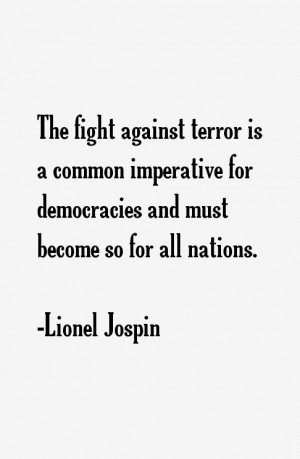 Lionel Jospin Quotes & Sayings