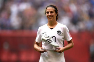 Carli Lloyd, winner of the Golden Boot, was ecstatic to score a hat ...