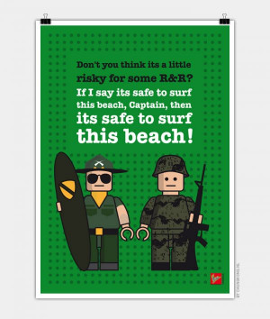 Les posters Lego des dialogues de films cultes