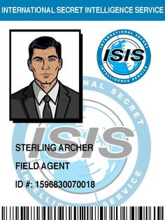 isis badge sterling archer by pinkfizzypops on deviantart more archer ...