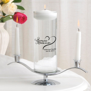 Personalized Floating Unity Candle Set