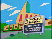 First Church of Springfield marquee
