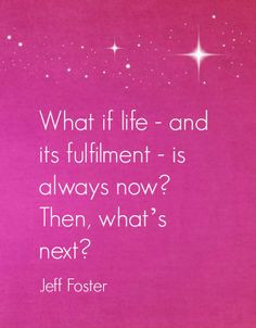 Jeff Foster Wisdom
