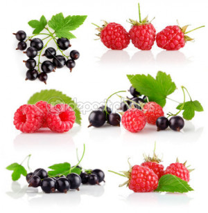 Set Fresh Berry Fruits With