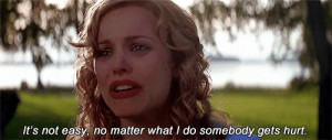 The Notebook (2004) Quote (About break up, choice, difficult, easy ...