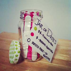 ... mason jar so i ended up just making a refill bag and then the jar