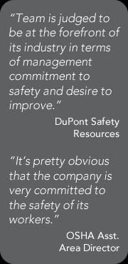 Team continues to build upon proven safety programs, processes, and ...