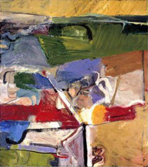 Berkeley #23 by Richard Diebenkorn, 1955 Oil on Canvas SFMOMA