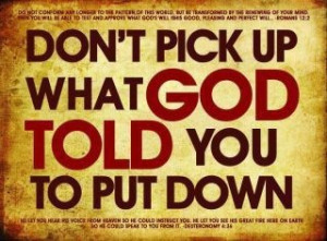 god told you to put down