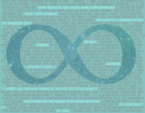 ... › Portfolio › Infinity-The Fault In Our Stars Quote Print