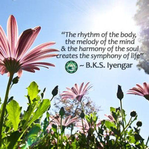 ... rhythm of the body, the melody of the mind & the harmony of the soul