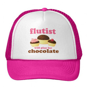 Funny Flute Quote Band Hat