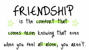 ... Graphics > Friendship Quotes > friendship is the comfort Graphic