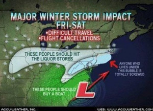 Funny (And Honest) Weather Map (PICTURE)