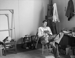 Richard Diebenkorn-Portrait, by Rose Mandel. 1956