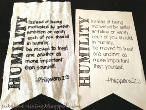 SUBLIMEliving: Family Summer Challenge: DIY Bible Verse Pennant ...