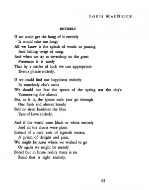 Louis MacNeice Poetry May 1940From a review of Incorrigibly Plural