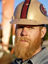 Meeting his father after the game] You came.