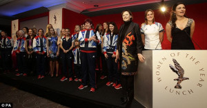Team GB athletes win Women of the Year award for showing girls there's ...