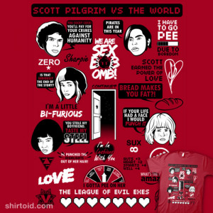 Scott Pilgrim Quotes available at RedBubble