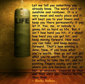 Rocky balboa, quotes, sayings, life, long quote
