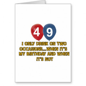 49 year old birthday designs cards