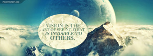 The Art of Vision Quote Picture