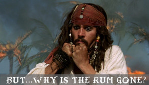 Why Is the Rum Gone Jack Sparrow