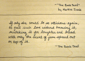 The Book Thief by Markus Zusak Quotations