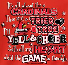 louisville cardinals football t shirts yell amp cheer for cardinals