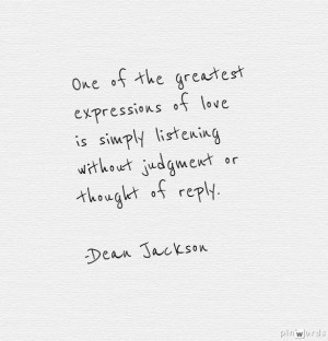 Expressions of Love ~ Dean Jackson