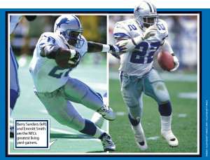 NFL rushing legends Barry Sanders and Emmitt Smith are still going ...