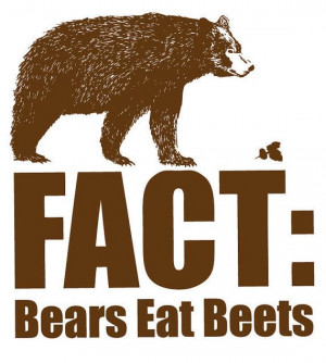 Fact Bears Eat Beats Funny The Office Tshirt Quote by BioChickiee, $14 ...