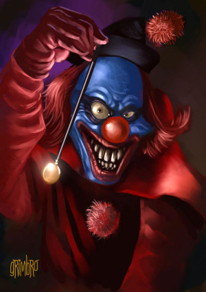 Digital Drawing: 50 Scary Clowns that Will Haunt in Your Dreams