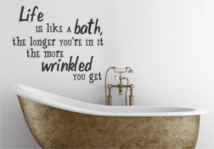 Bathroom quote