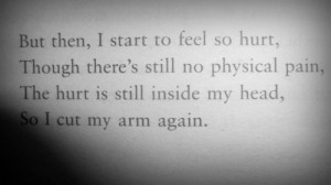 Cutting Arms Quotes Anime, blood, cut, hurt, manga