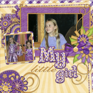Little Girl Scrapbooking