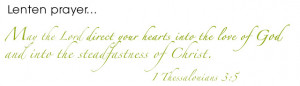Lenten Season Quotes